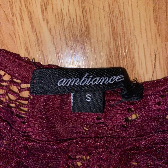 Ambience Wine Red Dress - Picture 2 of 2